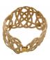 SIRI SIRI (シリシリ) ARABESQUE BANGLE2 ベージュ：9000円