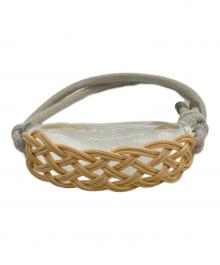 SIRI SIRI（シリシリ）の古着「ARABESQUE Hair tie CLEAR」｜ベージュ