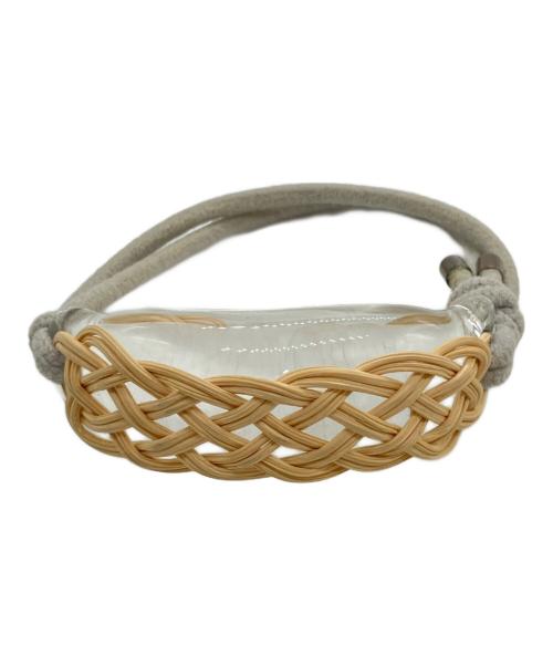 SIRI SIRI（シリシリ）SIRI SIRI (シリシリ) ARABESQUE Hair tie CLEAR ベージュの古着・服飾アイテム