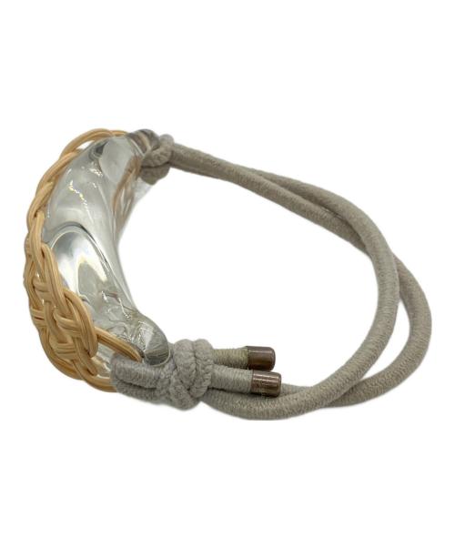 SIRI SIRI（シリシリ）SIRI SIRI (シリシリ) ARABESQUE Hair tie CLEAR ベージュの古着・服飾アイテム