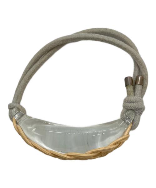 SIRI SIRI（シリシリ）SIRI SIRI (シリシリ) ARABESQUE Hair tie CLEAR ベージュの古着・服飾アイテム