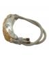 SIRI SIRI (シリシリ) ARABESQUE Hair tie CLEAR ベージュ：8000円