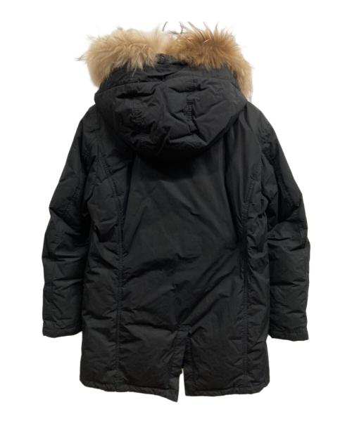 BURBERRY BLACK LABEL（バーバリーブラックレーベル）BURBERRY BLACK LABEL (バーバリーブラックレーベル) ファー付ダウンジャケット/BURBERRY BLACK LABEL ブラック サイズ:XLの古着・服飾アイテム