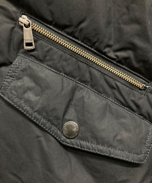 BURBERRY BLACK LABEL（バーバリーブラックレーベル）BURBERRY BLACK LABEL (バーバリーブラックレーベル) ファー付ダウンジャケット/BURBERRY BLACK LABEL ブラック サイズ:XLの古着・服飾アイテム