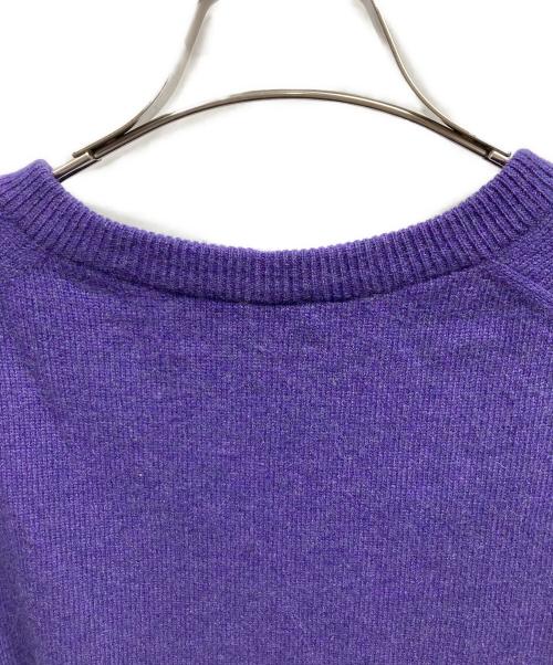 BROOKS BROTHERS（ブルックスブラザーズ）BROOKS BROTHERS (ブルックスブラザーズ) Vネックカシミヤニット/BROOKS BROTHERS パープル サイズ:Ｌの古着・服飾アイテム