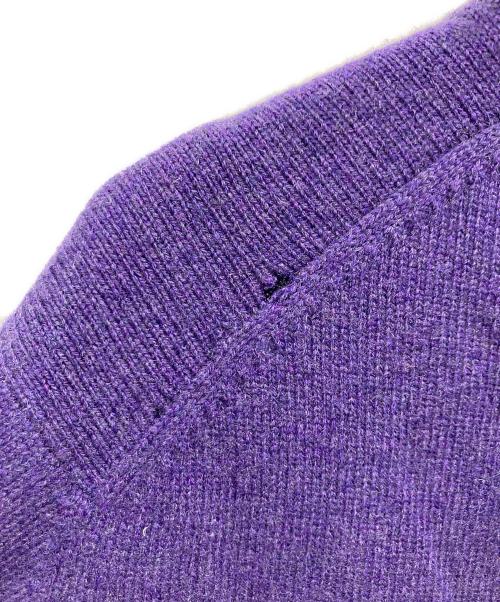 BROOKS BROTHERS（ブルックスブラザーズ）BROOKS BROTHERS (ブルックスブラザーズ) Vネックカシミヤニット/BROOKS BROTHERS パープル サイズ:Ｌの古着・服飾アイテム