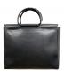 GUCCI (グッチ) レザーハンドバッグ ブラック：15000円