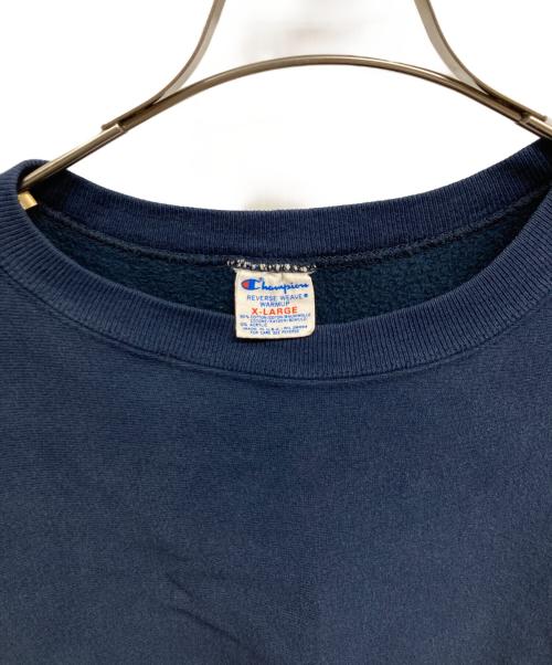 Champion REVERSE WEAVE（チャンピオン リバース ウィーブ）Champion REVERSE WEAVE (チャンピオン リバース ウィーブ) 80s 目ありリバースウィーブスウェット/	Champion REVERSE WEAVE ネイビー サイズ:XLの古着・服飾アイテム