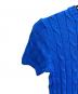 中古・古着 POLO RALPH LAUREN (ポロ・ラルフローレン) ポケット付きケーブルニット/POLO RALPH LAUREN ブルー サイズ:S 未使用品：12000円