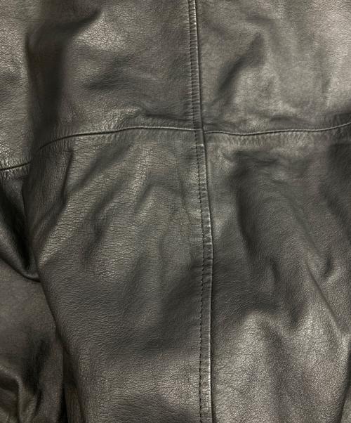 A BATHING APE（アベイシングエイプ）A BATHING APE (アベイシングエイプ) レザー シャーク パーカー/A BATHING APE ブラック サイズ:Mの古着・服飾アイテム