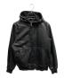 A BATHING APE（アベイシングエイプ）の古着「レザー シャーク パーカー/A BATHING APE」｜ブラック