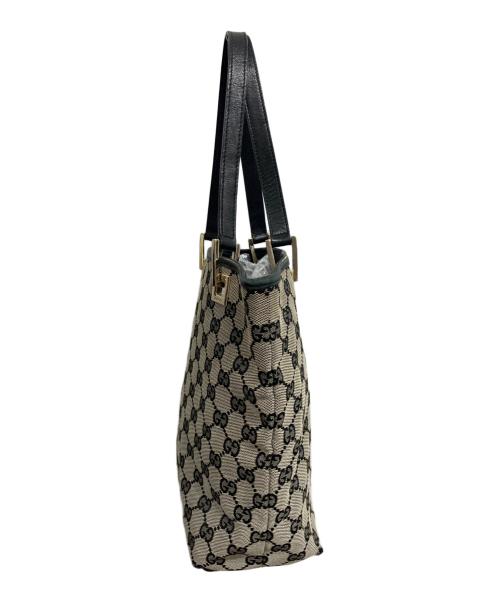 GUCCI（グッチ）GUCCI (グッチ) GGキャンバストートバッグ/GUCCI ブラックの古着・服飾アイテム