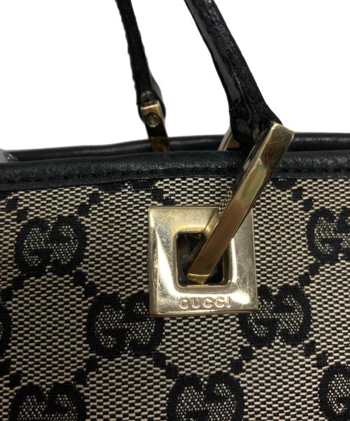 GUCCI（グッチ）GUCCI (グッチ) GGキャンバストートバッグ/GUCCI ブラックの古着・服飾アイテム