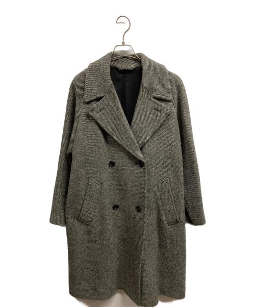 MARGARET HOWELL（マーガレットハウエル）MARGARET HOWELL (マーガレットハウエル) SOFT TWEED ロングコート/MARGARET HOWELL グレー サイズ:Mの古着・服飾アイテム