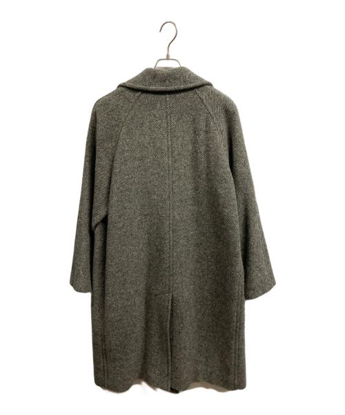 MARGARET HOWELL（マーガレットハウエル）MARGARET HOWELL (マーガレットハウエル) SOFT TWEED ロングコート/MARGARET HOWELL グレー サイズ:Mの古着・服飾アイテム