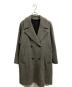 MARGARET HOWELL（マーガレットハウエル）の古着「SOFT TWEED ロングコート/MARGARET HOWELL」｜グレー