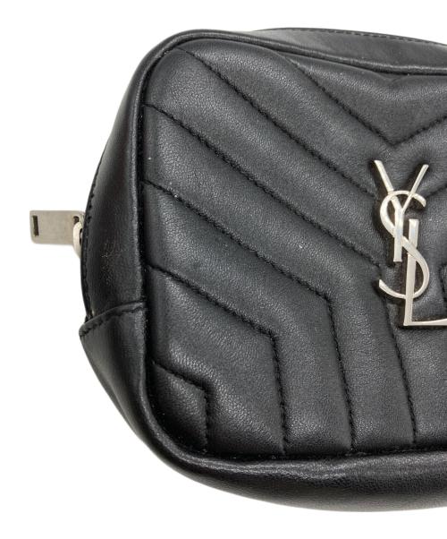 Saint Laurent Paris（サンローランパリ）Saint Laurent Paris (サンローランパリ) キルティングポーチ/	Saint Laurent Paris ブラックの古着・服飾アイテム