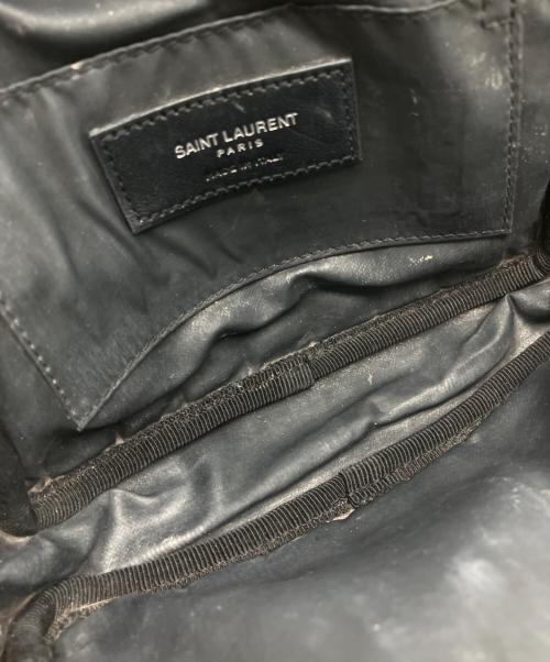 Saint Laurent Paris（サンローランパリ）Saint Laurent Paris (サンローランパリ) キルティングポーチ/	Saint Laurent Paris ブラックの古着・服飾アイテム