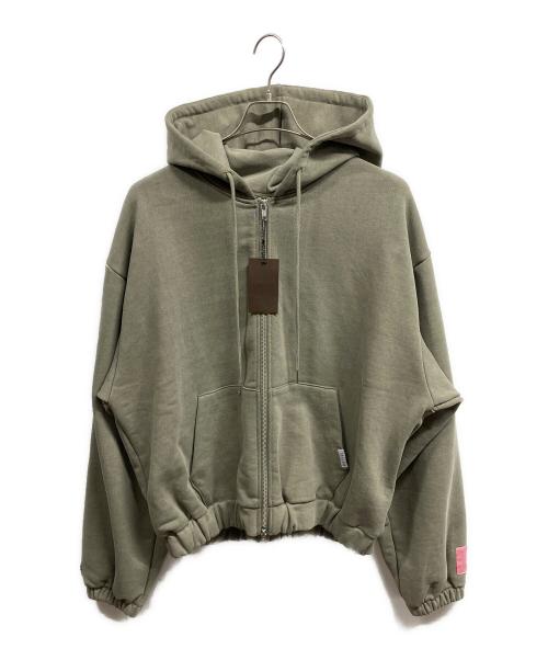 LIBEIRO（リベイロ）LIBEIRO (リベイロ) 8周年メンズパーカー/	LIBEIRO グリーン サイズ:M 未使用品の古着・服飾アイテム