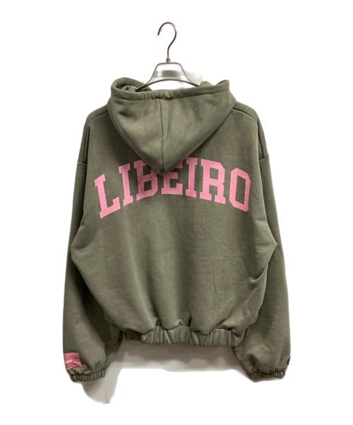 LIBEIRO（リベイロ）LIBEIRO (リベイロ) 8周年メンズパーカー/	LIBEIRO グリーン サイズ:M 未使用品の古着・服飾アイテム