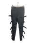 JOHN LAWRENCE SULLIVAN (ジョン ローレンス サリバン) gabardine bondage trousers J/JOHN LAWRENCE SULLIVAN ブラック サイズ:44：15000円