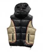 DIESELディーゼル）の古着「W-OSTEND-SL HOODED PUFFER VEST/DIESEL」｜ブラック