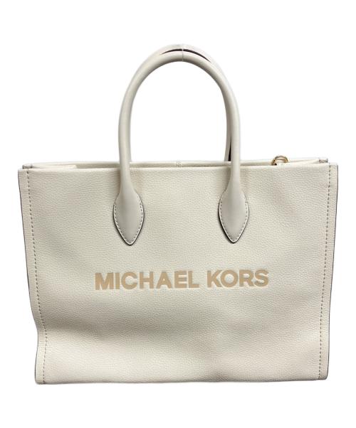 MICHAEL KORS（マイケルコース）MICHAEL KORS (マイケルコース) MIRELLA 2WAYショルダーバッグ/MICHAEL KORS ホワイトの古着・服飾アイテム