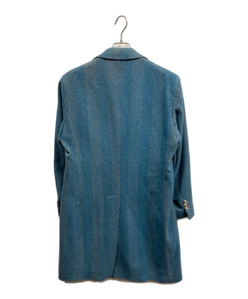 LARDINI（ラルディーニ）LARDINI (ラルディーニ) カシミヤチェスターコート/	LARDINI ブルー サイズ:Ｍの古着・服飾アイテム