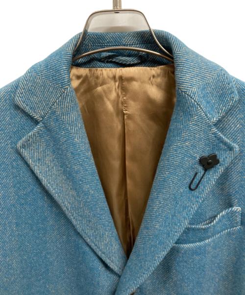 LARDINI（ラルディーニ）LARDINI (ラルディーニ) カシミヤチェスターコート/	LARDINI ブルー サイズ:Ｍの古着・服飾アイテム
