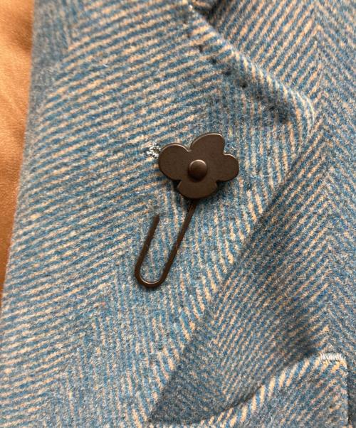 LARDINI（ラルディーニ）LARDINI (ラルディーニ) カシミヤチェスターコート/	LARDINI ブルー サイズ:Ｍの古着・服飾アイテム
