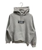 SUPREMEシュプリーム）の古着「ボックスロゴ フーデッド スウェットシャツ」｜グレー