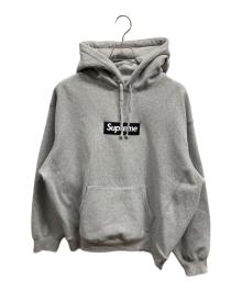 SUPREME（シュプリーム）の古着「ボックスロゴ フーデッド スウェットシャツ」｜グレー