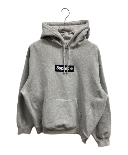 SUPREME（シュプリーム）SUPREME (シュプリーム) ボックスロゴ フーデッド スウェットシャツ グレー サイズ:Lの古着・服飾アイテム