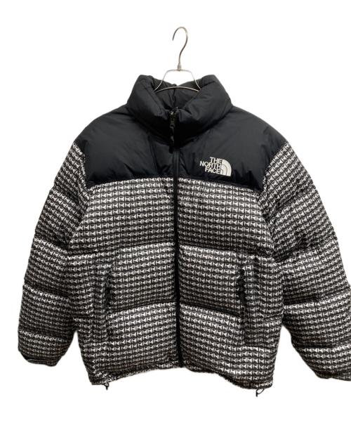 THE NORTH FACE（ザ ノース フェイス）THE NORTH FACE (ザ ノース フェイス) SUPREME (シュプリーム) スタッズ ヌプシ ジャケット/THE NORTH FACE/	Supreme シルバー・ブラック サイズ:Ｌの古着・服飾アイテム