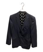 COMME des GARCONS HOMMEコムデギャルソン オム）の古着「ドット柄テーラードジャケット/COMME des GARCONS HOMME」｜ネイビー