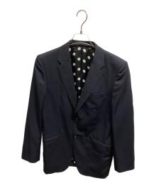 COMME des GARCONS HOMME（コムデギャルソン オム）の古着「ドット柄テーラードジャケット/COMME des GARCONS HOMME」｜ネイビー