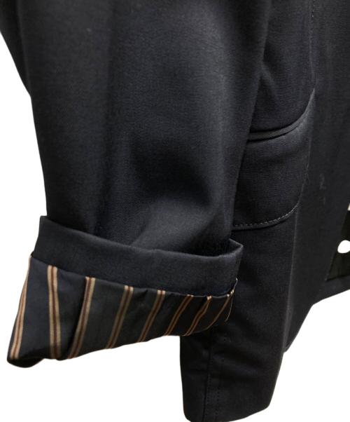 COMME des GARCONS HOMME（コムデギャルソン オム）COMME des GARCONS HOMME (コムデギャルソン オム) ドット柄テーラードジャケット/COMME des GARCONS HOMME ネイビー サイズ:XSの古着・服飾アイテム