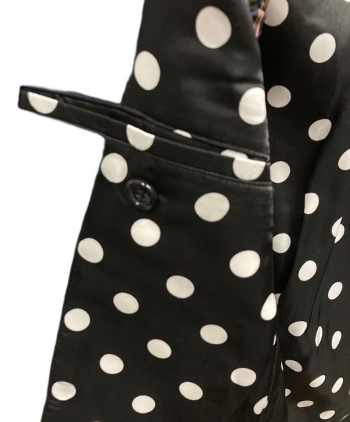 COMME des GARCONS HOMME（コムデギャルソン オム）COMME des GARCONS HOMME (コムデギャルソン オム) ドット柄テーラードジャケット/COMME des GARCONS HOMME ネイビー サイズ:XSの古着・服飾アイテム