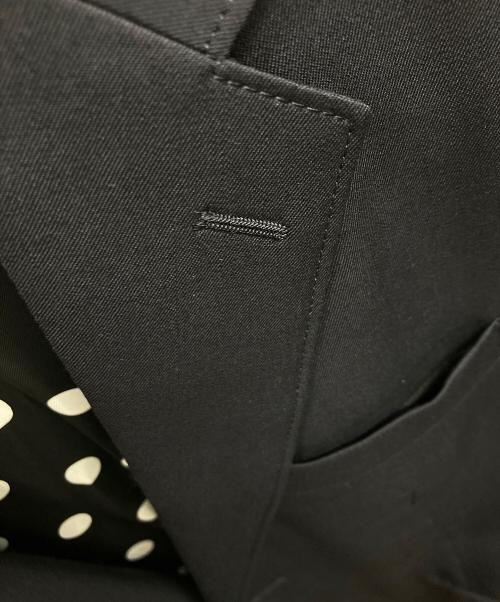 COMME des GARCONS HOMME（コムデギャルソン オム）COMME des GARCONS HOMME (コムデギャルソン オム) ドット柄テーラードジャケット/COMME des GARCONS HOMME ネイビー サイズ:XSの古着・服飾アイテム