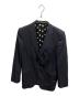 COMME des GARCONS HOMME（コムデギャルソン オム）の古着「ドット柄テーラードジャケット/COMME des GARCONS HOMME」｜ネイビー