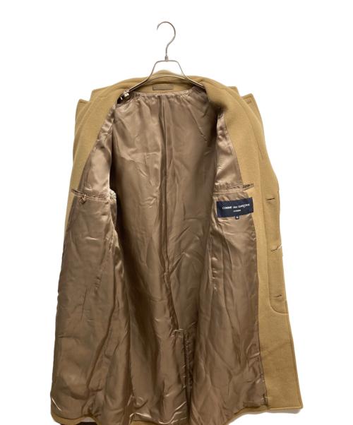 COMME des GARCONS HOMME（コムデギャルソン オム）COMME des GARCONS HOMME (コムデギャルソン オム) ウール ダブルフェイス メルトン コート ベージュ サイズ:Sの古着・服飾アイテム