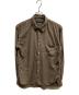 COMME des GARCONS HOMME DEUX（コムデギャルソン オム ドゥ）の古着「ポリロングスリーブシャツ」｜グリーン