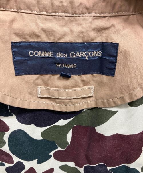 COMME des GARCONS HOMME（コムデギャルソン オム）COMME des GARCONS HOMME (コムデギャルソン オム) 裏地カモ柄コーチジャケット ベージュ サイズ:XSの古着・服飾アイテム