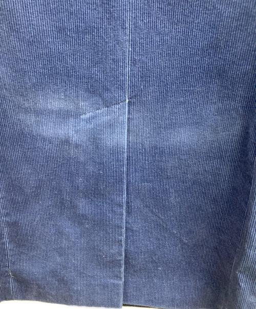 COMME des GARCONS HOMME（コムデギャルソン オム）COMME des GARCONS HOMME (コムデギャルソン オム) 裏地カモ柄コーデュロイコート ブルー サイズ:XSの古着・服飾アイテム