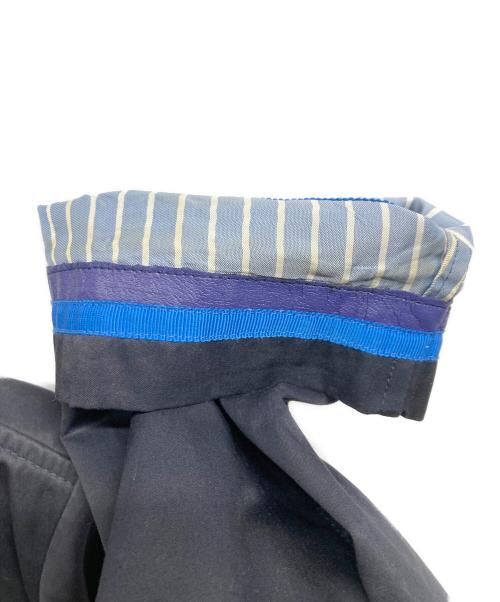 COMME des GARCONS HOMME（コムデギャルソン オム）COMME des GARCONS HOMME (コムデギャルソン オム) Valstar (ヴァルスター) 製品染 ステンカラーコート ネイビー サイズ:XSの古着・服飾アイテム