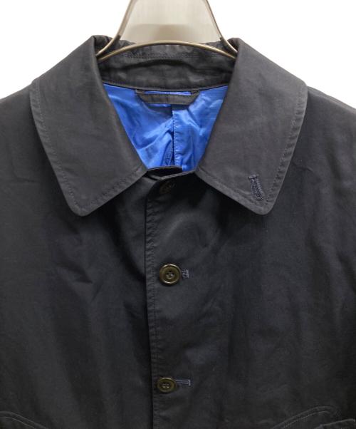 COMME des GARCONS HOMME（コムデギャルソン オム）COMME des GARCONS HOMME (コムデギャルソン オム) Valstar (ヴァルスター) 製品染 ステンカラーコート ネイビー サイズ:XSの古着・服飾アイテム