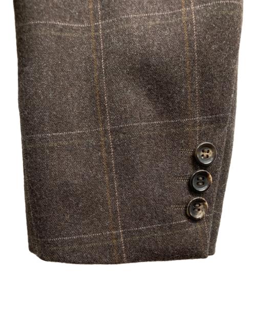 COMME des GARCONS HOMME DEUX（コムデギャルソン オム ドゥ）COMME des GARCONS HOMME DEUX (コムデギャルソン オム ドゥ) チェック柄3Bテーラードジャケット/	COMME des GARCONS HOMME DEUX ブラウン サイズ:Ｓの古着・服飾アイテム