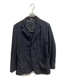 COMME des GARCONS HOMME DEUX（コムデギャルソン オム ドゥ）の古着「ポリ縮絨ジャケット/COMME des GARCONS HOMME DEUX」｜ネイビー