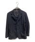 COMME des GARCONS HOMME DEUX（コムデギャルソン オム ドゥ）の古着「ポリ縮絨ジャケット/COMME des GARCONS HOMME DEUX」｜ネイビー