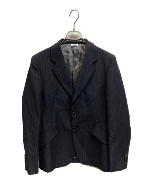 COMME des GARCONS HOMME DEUX（コムデギャルソン オム ドゥ）COMME des GARCONS HOMME DEUX (コムデギャルソン オム ドゥ) ウールリネンテーラードジャケット/COMME des GARCONS HOMME DEUX ブラック サイズ:XSの古着・服飾アイテム